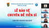 Bảo vệ chuyên đề tiến sĩ nghiên cứu sinh khoá 1,2