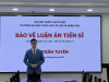 Bảo vệ luận án tiến sĩ “Các yếu tố tác động đến ý định sử dụng công nghệ thực tế ảo của du khách và doanh nghiệp du lịch tại Thành phố Hồ Chí Minh”