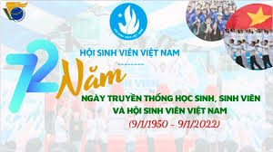 Chào mừng Ngày truyền thống của Hội Sinh viên Việt Nam 9/01/2022