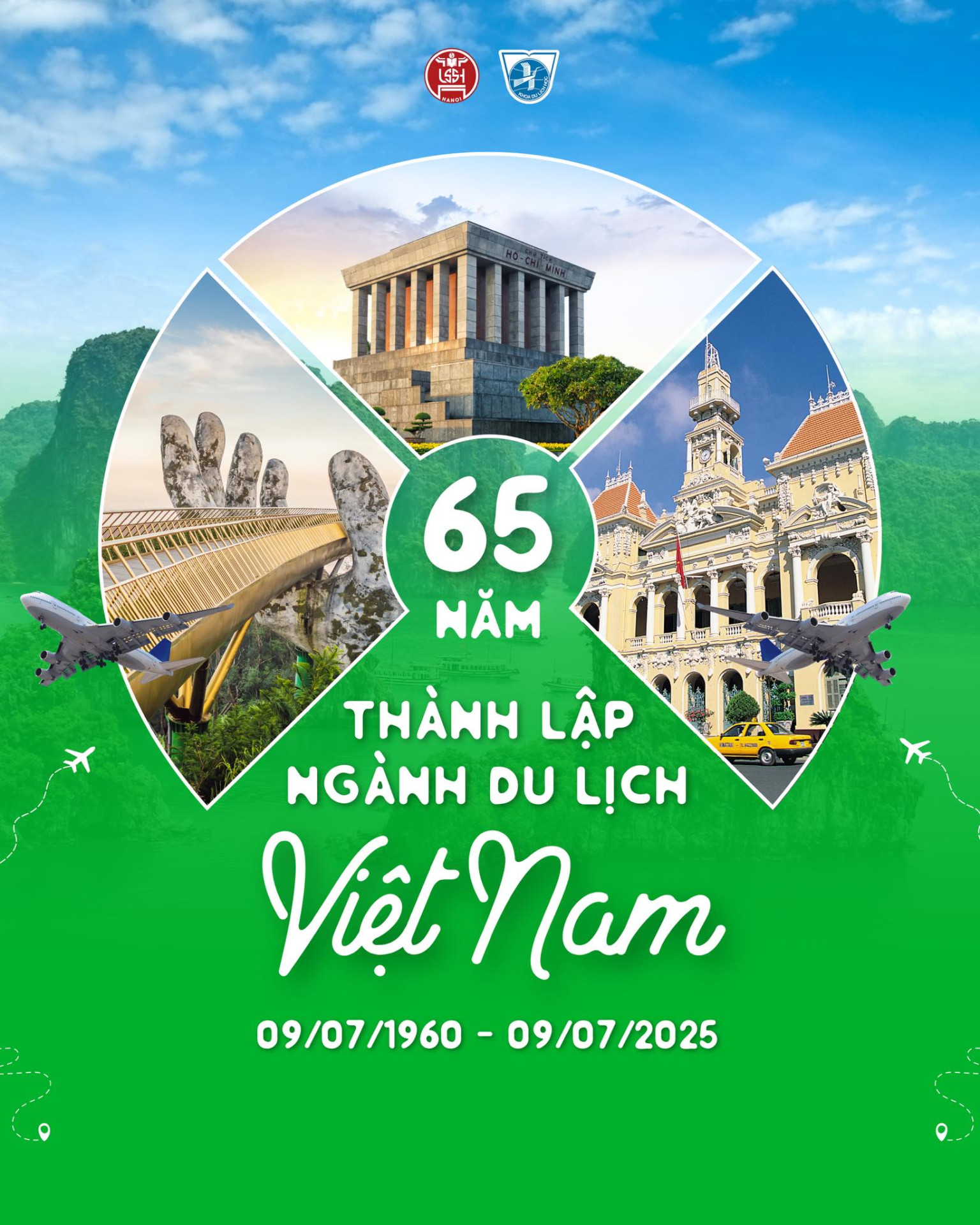 |09.07.1960 – 09.07.2025| KỶ NIỆM 65 NĂM NGÀY DU LỊCH VIỆT NAM