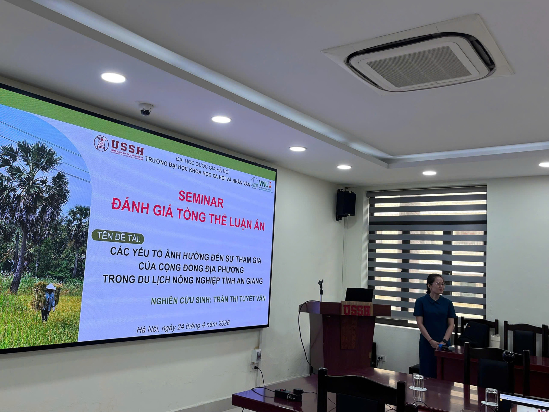 RECAP BẢO VỆ ĐÁNH GIÁ TỔNG THỂ LUẬN ÁN TIẾN SĨ NGÀNH DU LỊCH