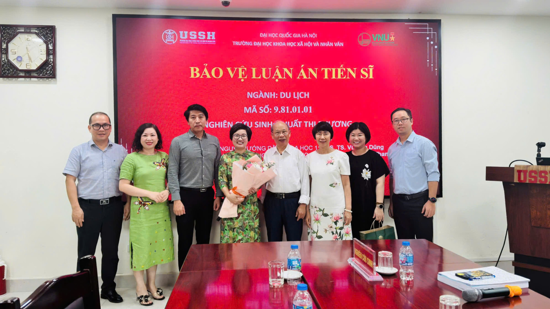 CHÚC MỪNG NGHIÊN CỨU SINH KHUẤT THỊ PHƯƠNG BẢO VỆ THÀNH CÔNG LUẬN ÁN TIẾN SĨ